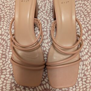 A New Day Brand Women's Tan Strappy Heels